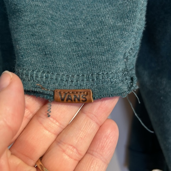 Vans Cropped Front Pocket Boatneck Sweatshirt - Picture 6 of 7